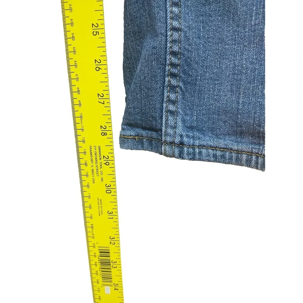 Signature by Levi Strauss & Co Mens Straight Leg Jeans Blue Denim 34x29 Medium